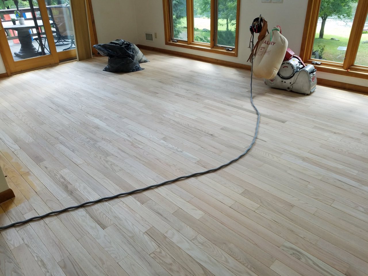 Floor before restoration